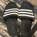 Adidas Shoes | Adidas Velcro Slides!!! | Color: Black/White | Size: 9