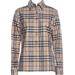 Burberry Tops | Burberry London Long Sleeve Top | Color: Cream/Tan | Size: L