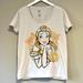 Disney Tops | Disney Belle T-Shirt | Color: Cream/Gold | Size: M