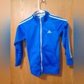 Adidas Jackets & Coats | Adidas Boys Blue Tri-Stripe Track Jacket Size 7 | Color: Blue/White | Size: 7b