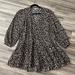 Zara Dresses | Animal Print Dress | Color: Black/Tan | Size: Xs