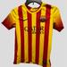 Nike Shirts & Tops | Barcelona 2013-2014 Away Shirt Football Soccer Nike Jersey Size Medium | Color: Red/Yellow | Size: Mb