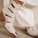 Free People Shoes | Free People Brayden Ecru Leather Fisherman Booties New Size 6/36 | Color: Cream/White | Size: 6