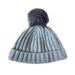J. Crew Accessories | J. Crew Gray Wool Blend Ribbed Beanie With Faux Fur Pom Pom | Color: Gray | Size: Os