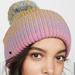 Kate Spade Accessories | Kate Spade Wildflower Pompom Beanie | Color: Pink/Yellow | Size: Os