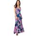 Lilly Pulitzer Dresses | Lilly Pulitzer Noemi Racerback Maxi Dress In Oyster Bay Navy | Size Small | Color: Blue/Pink | Size: S