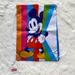 Disney Accessories | Legacy Nwt Disney's Mickey Mouse Rainbow Stripes Drawstring Bag | Color: Black/Blue | Size: Osg