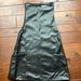 Zara Dresses | Bnwt Zara Faux Leather Pinafore Dress | Color: Black | Size: 10g