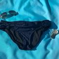 J. Crew Swim | New J Crew Size Medium Bikini Bottom Swimwear Swimsuit Swim Navy Blue | Color: Blue | Size: Various