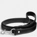 Coach Dog | Coach Large Pet Leash | Color: Black/Silver | Size: Os