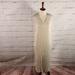 Anthropologie Dresses | Dolan Left Coast Ribbed Sleeveless Dress | Color: Cream/White | Size: M