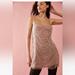 Free People Dresses | Free People Bali Starlit Beaded Draped Mesh Mini Dress | Color: Pink | Size: M