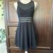 Free People Dresses | Free People Black Cut Out Lace Skater Dress | Color: Black | Size: 4