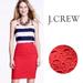 J. Crew Skirts | J. Crew Red The Pencil Skirt Red Eyelet Lace | Color: Red | Size: 4