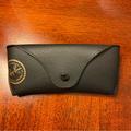 Ray-Ban Accessories | New Ray Ban Sunglass Case Black With Gold Lettering | Color: Black/Gold | Size: Os