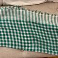 J. Crew Accessories | Jcrew Green And White Checked Scarf Nwt | Color: Green/White | Size: Os