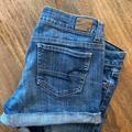American Eagle Outfitters Shorts | American Eagle Outfitters | Stretch Blue Jean Shorts | Women’s Size 10 | Color: Blue | Size: 10