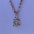 Jessica Simpson Jewelry | Jessica Simpson Necklace Gold Sparkling Turtle | Color: Gold | Size: Os