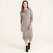 J. Crew Dresses | J. Crew (Nwt) Grey Collared Merino Wool Midi Sweater Dress | Color: Gray | Size: S