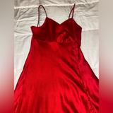 Zara Dresses | Beautiful Silk Dress From Zara | Color: Red | Size: S