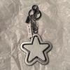 Coach Accessories | Coach Spinning Star Bag Charm In Signature Coated Canvas & Metallic Leather Nwt | Color: Silver/Tan | Size: Os