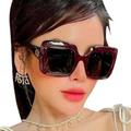 Gucci Accessories | Gucci Gg0896s 003 Sunglasses Red Green Square Women | Color: Green/Red | Size: Os