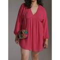 Anthropologie Dresses | New Anthropologie Hot Pink Kaftan Dress Size Small Let Me Be Msrp $160 Women’s | Color: Pink | Size: S