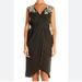 Anthropologie Dresses | Anthro Meadow Rue Embroidered Tulip Dress Size 8 | Color: Black/Cream | Size: 8