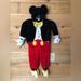 Disney Costumes | Disney Baby Mickey Mouse Tuxedo Costume 12/18 Months One Piece | Color: Black/White | Size: 12/18 Months