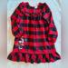 Disney Pajamas | Disney Minnie Mouse Christmas Nightgown Sz 7/8 | Color: Black/Red | Size: 7/8