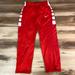 Nike Pants & Jumpsuits | Nike Pants Womens Medium Red Therma Fit Training Drawstring | Color: Red/White | Size: M