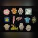 Disney Accessories | Disney Parks Pin Bundle | Color: Blue/Pink | Size: Os