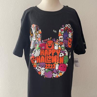 Disney Shirts & Tops | Halloween Disney Parks Mickey Mouse Kids Black T-Shirt Size Xl (2022) New W/Tags | Color: Black | Size: Extra Large