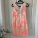 Lilly Pulitzer Dresses | Lilly Pulitzer Janice Shift Dress Resort White Sun Kissed Size 6 Pink Yellow | Color: Pink/Yellow | Size: 6