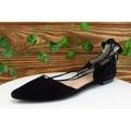 Jessica Simpson Shoes | Jessica Simpson Women Sz 9.5 M Black Flat Leather Shoes | Color: Black | Size: 9.5