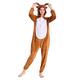 Funivals Unisex Animals Costume Adult，Plush Hooded Animals Onesie Homewear Adults，Halloween Christmas Jumpsuit Women & Men (Reindeer, Adult L)