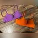 Victoria's Secret Intimates & Sleepwear | 2 Victoria’s Secret Very Sexy Secret Embrace Bras Size 32b | Color: Orange/Purple | Size: 32b