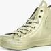 Converse Shoes | Converse Chuck Taylor All Star Metallic Rubber Hi Light Gold/Light Gold | Color: Gold/Tan | Size: 9