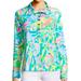 Lilly Pulitzer Tops | Lilly Pulitzer Captain Popover Button Up Top Women’s Size Medium | Color: Blue/Pink | Size: M
