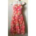 Lilly Pulitzer Dresses | Lilly Pulitzer Orange Floral Tie Back Strapless Boning Cut Out Dress Size 0 | Color: Orange/Pink | Size: 0