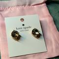 Kate Spade Jewelry | Kate Spade Gumdrop Studs - Clear. Handcrafted. Original Packaging Nwt | Color: Gold | Size: Os