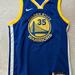 Adidas Shirts & Tops | Golden State Worriers Basketball Jersey | Color: Blue/White | Size: Sb