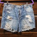 American Eagle Outfitters Shorts | American Eagle 90s Boyfriend Denim Shorts | Color: Blue | Size: 8