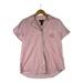 Ralph Lauren Tops | Lauren Ralph Lauren Shirt Women's Buttons Striped Size L | Color: Pink/White | Size: L