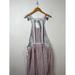 Free People Dresses | Free People Pretty In Dress Women Sz 5 Pink Blue Plaid Open Back Sleeveless $128 | Color: Blue/Pink | Size: 5j