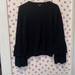 J. Crew Sweaters | J Crew Mercantile Black Wool Blend Sweater With Bell Sleeves Size Large | Color: Black | Size: L