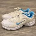 Nike Shoes | Nike T-Lite Viii Leather White/Blue Cross Trainers | Color: Blue/White | Size: 7