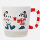 Disney Kitchen | Disney Mickey Mouse And Friends Holiday Lodge Ceramic Christmas Coffee Mug | Color: Red/White | Size: Os