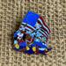 Disney Other | Mickey Donald Goofy Disney World Pin Usa American Flag Trading Pin Patriotic | Color: Blue/Red | Size: Os