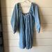 Free People Dresses | Free People. Denim Dress. | Color: Blue | Size: S